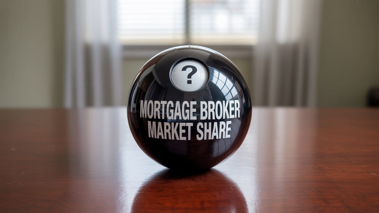 What is the True Market Share for Canadian Mortgage Brokers in 2025?