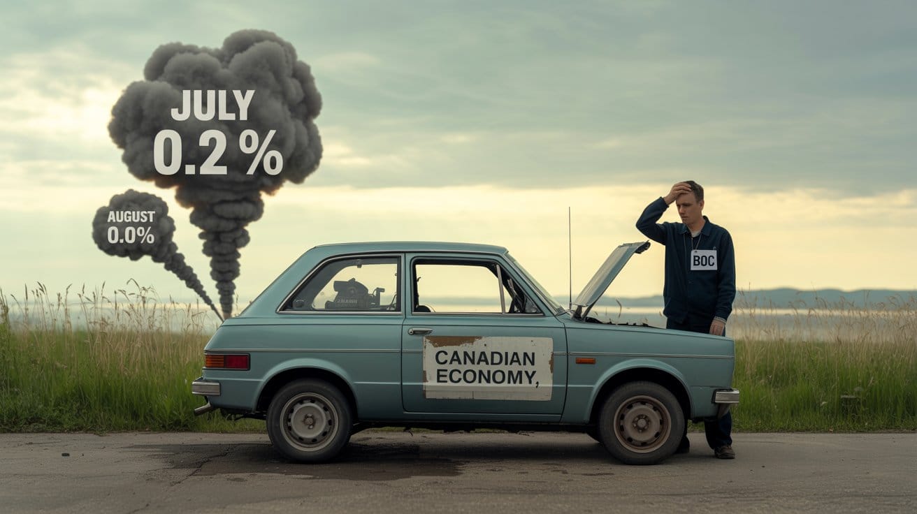 Canadian GDP Stalls in August. BoC Fix Unclear